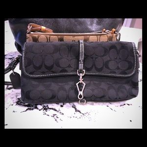 Black coach small Shoulder purse